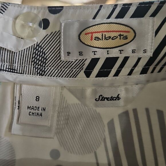 NWT Talbots Floral Print Skirt Size 8P - Picture 4 of 9